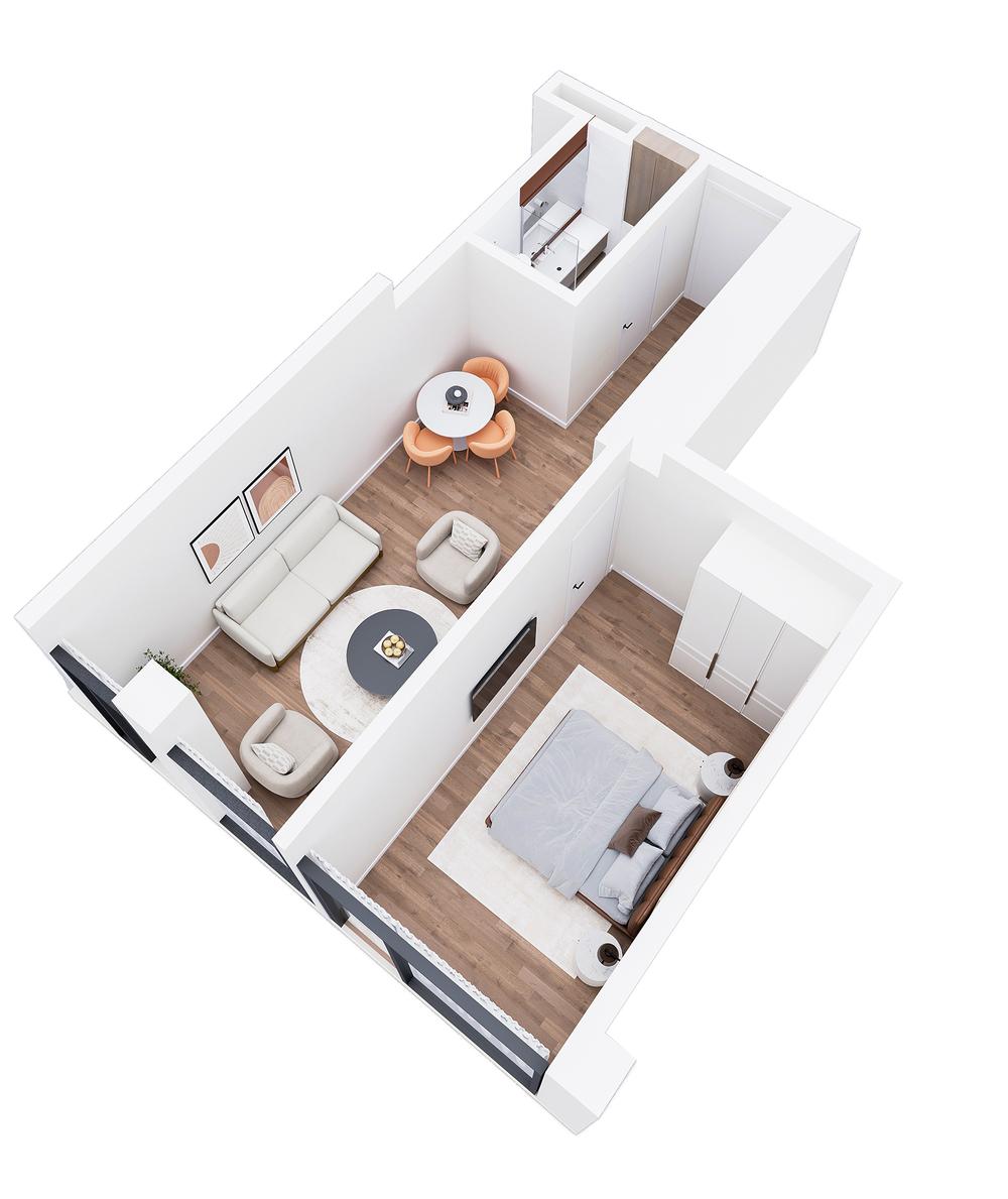 apartment with room service Georgia