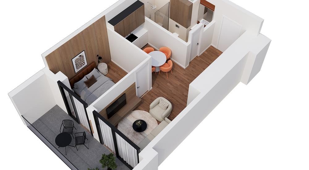 property with parking and reception